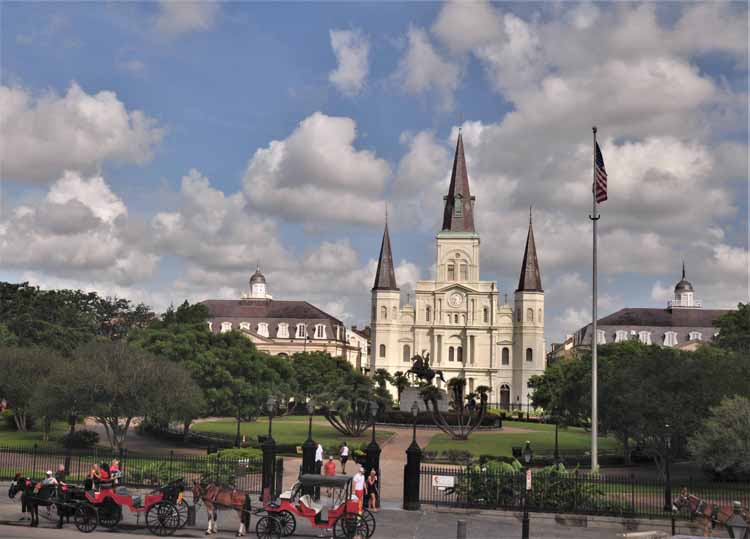  st louis cathedral and jackson square
